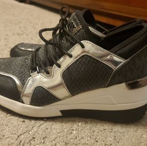Michael Kors leather trainer shoe